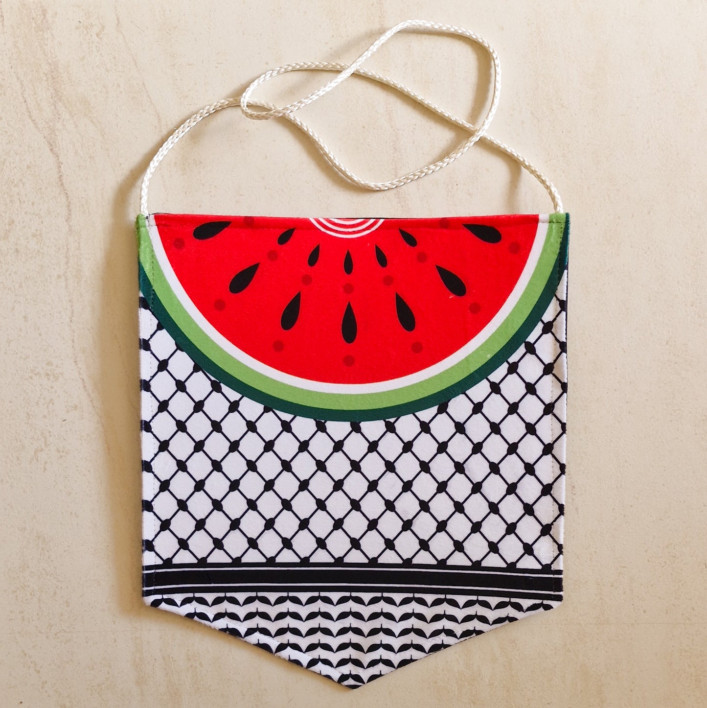 Watermelon Keffiyeh Tapestry