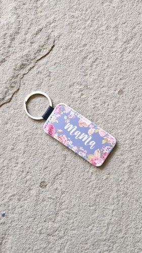 Mama Leather Keychain