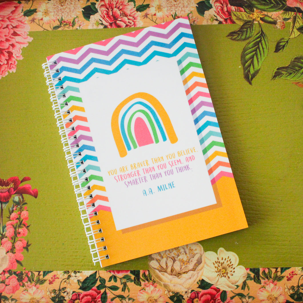 AA Milne Rainbow Notebook