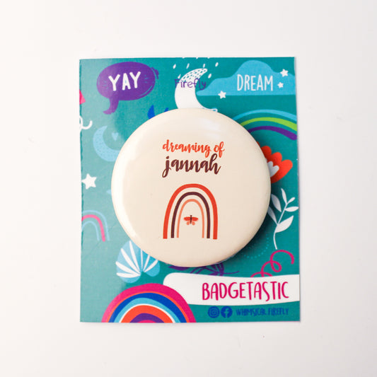 Boho Dreaming of Jannah Badge