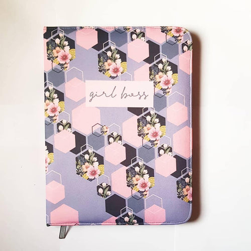 Girl Boss Zip File Folder - Firefly